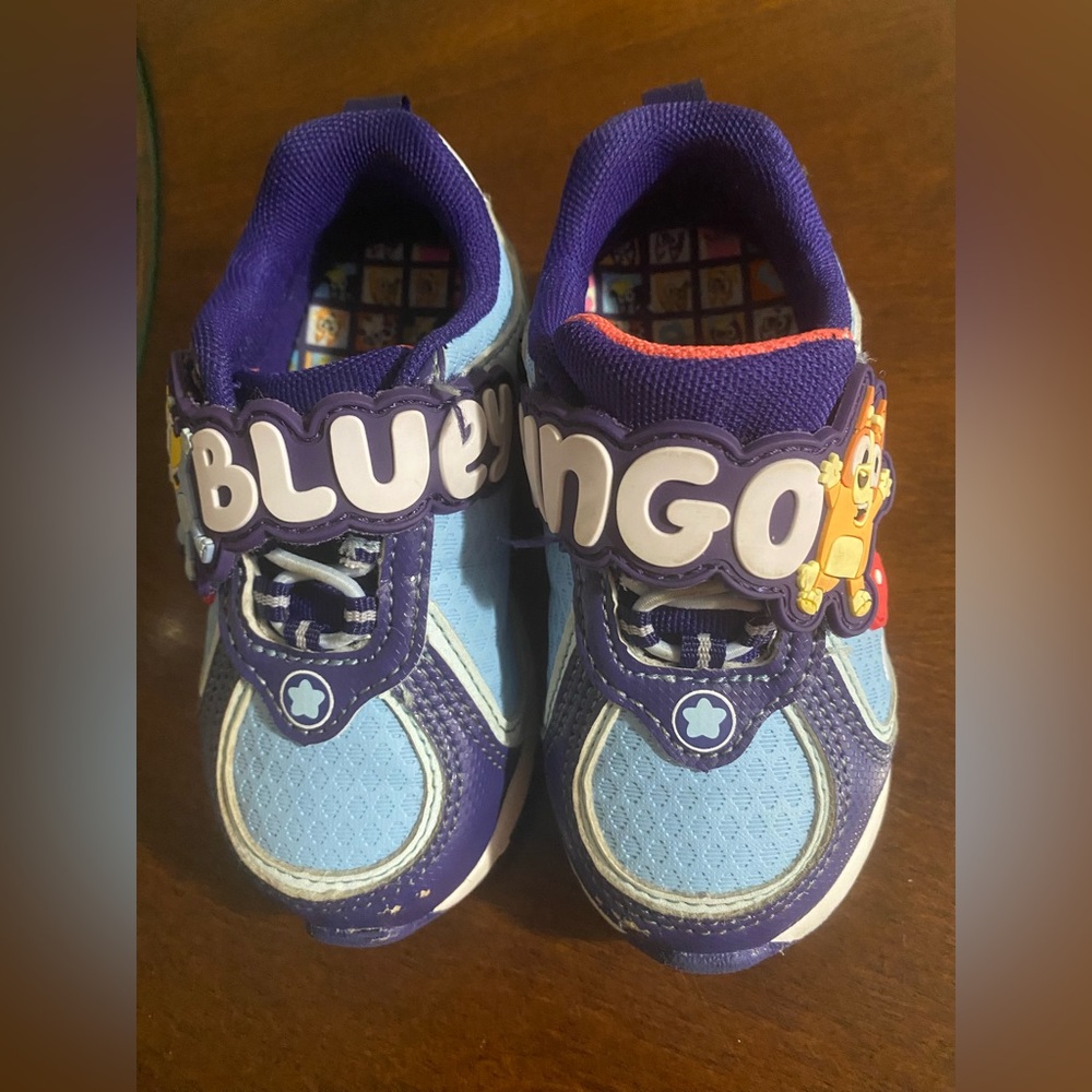 Kids Sneakers - Blue and Purple